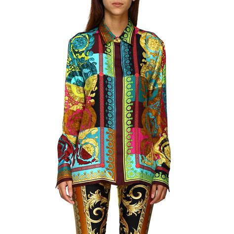 versace multicolor|Versace women's clothing.